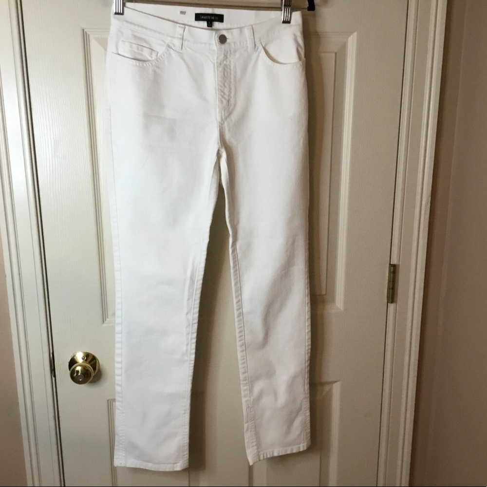 Lafayette 148 New York White Slim Jeans - Size 2